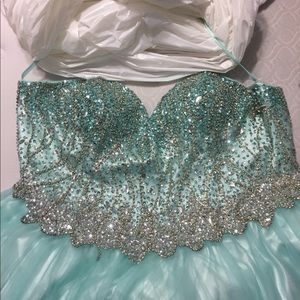 Teal Prom Dress